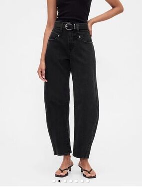 Gap High Rise Barrel Jeans